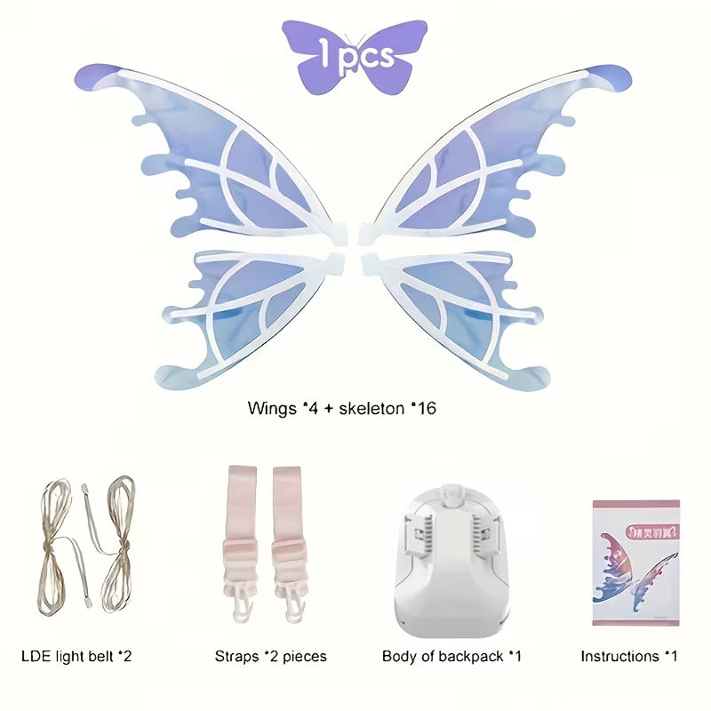 Fairy Wings with LED Lights & Music