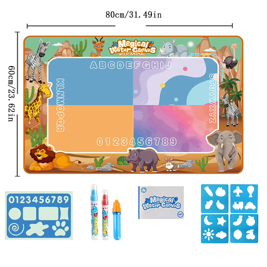 tapis de dessin à l'eau