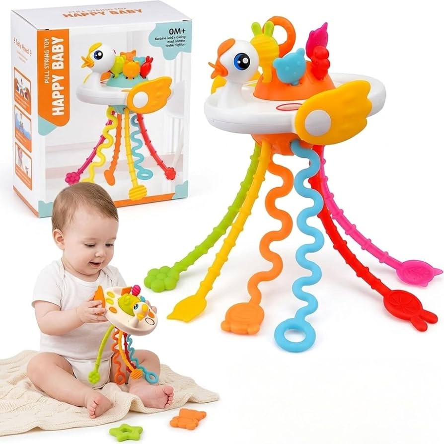 Jouets de dentition à tirer pour bébés